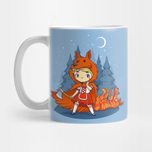 Red Hood Wolf Mug